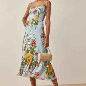 Reformation Enya Dress in Florist, Size 0